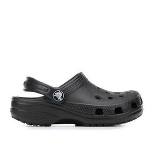 CROCS Black Sandals with Ventilation and Textured Footbed